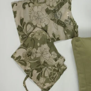 Elegant Floral Rayon 2- Piece Set