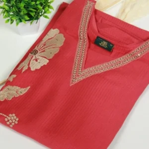 Vertigon Co-Ord Set – Coral Pink Elegance