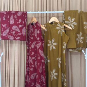 Polo Neck Cotton Floral Print- Co-ord set