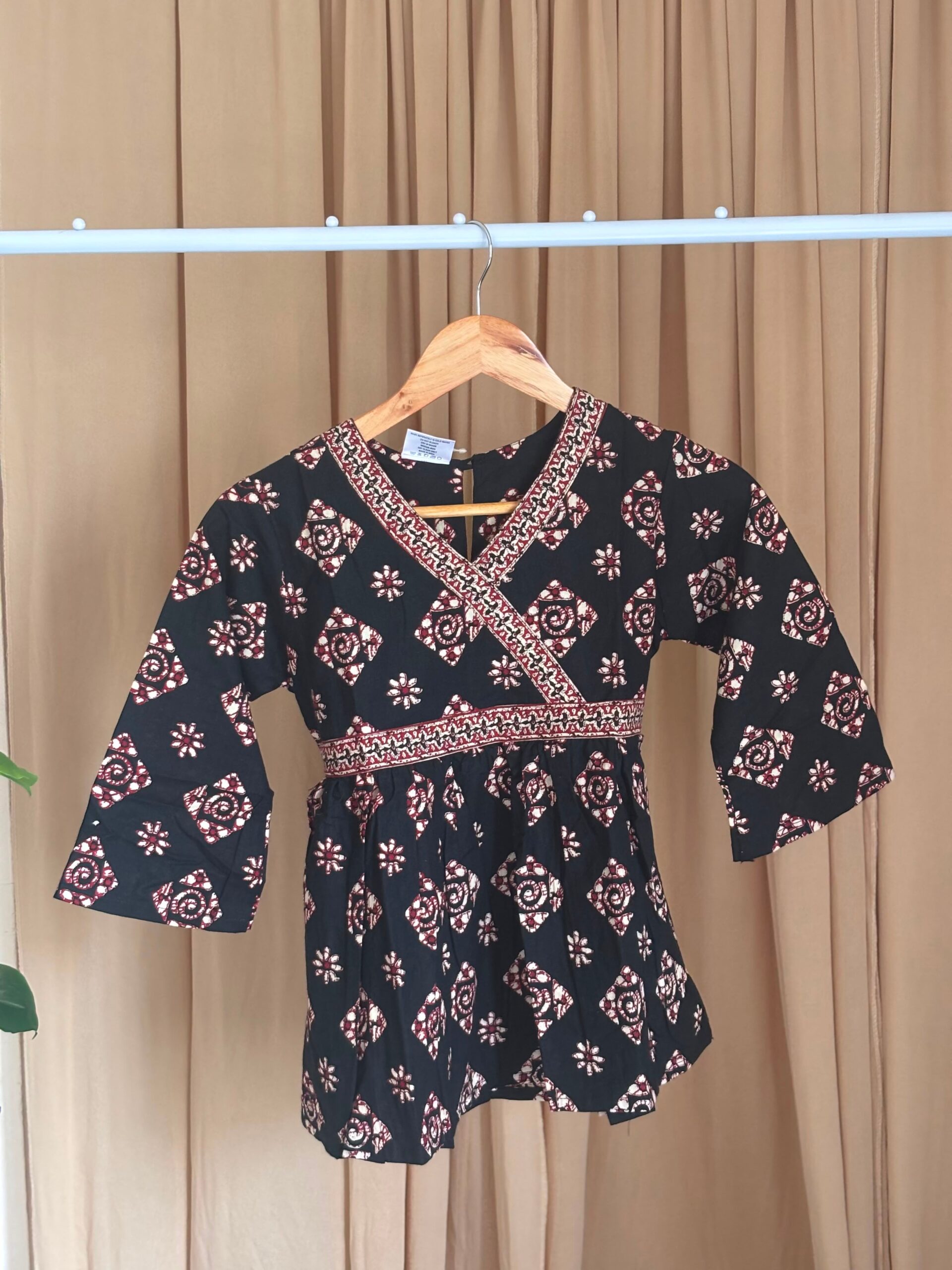 Pure Cotton- Ajrakh Crop Top - Image 2