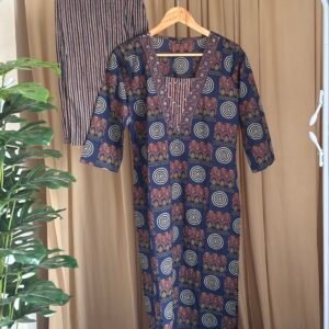 Ajrakh Cotton Co-ord Set